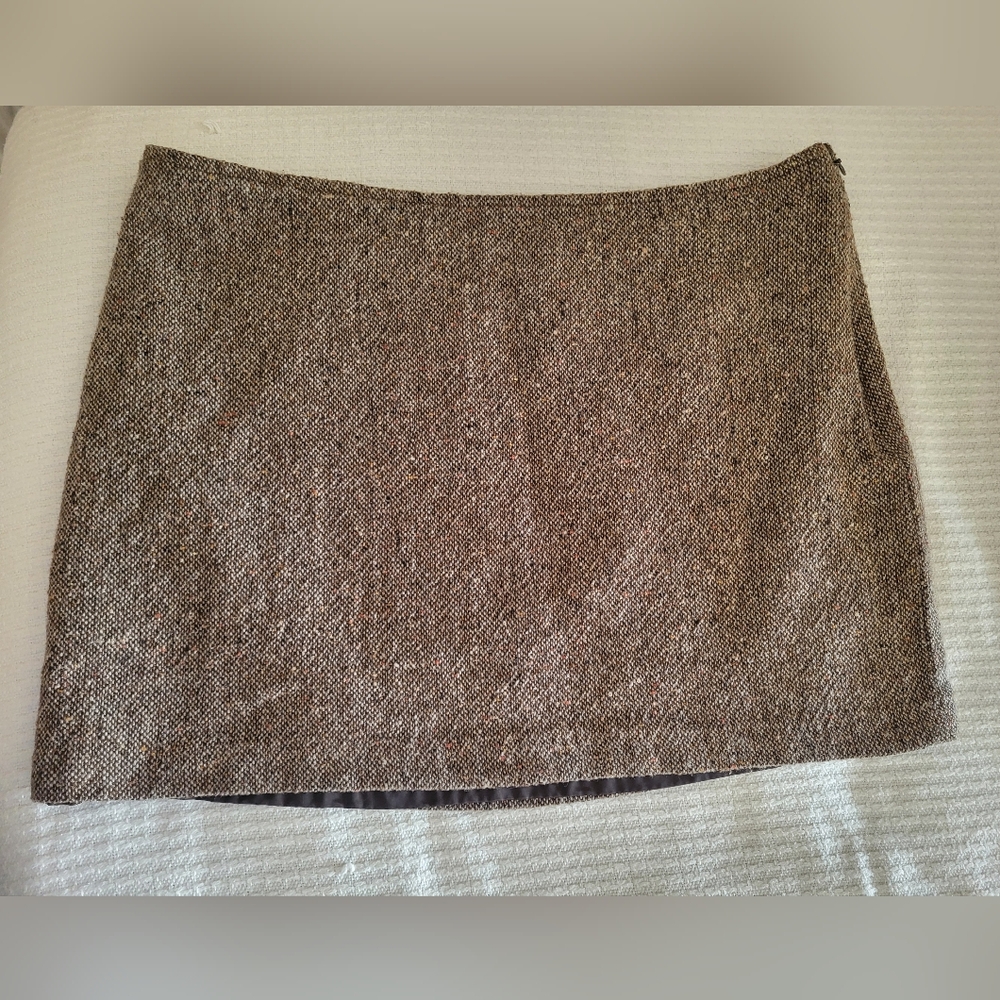 Old Navy Brown Tweed Mini Skirt, 10